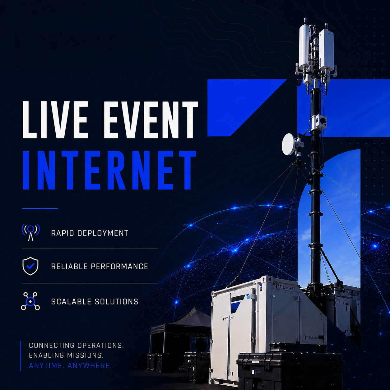 Event internet connectivity